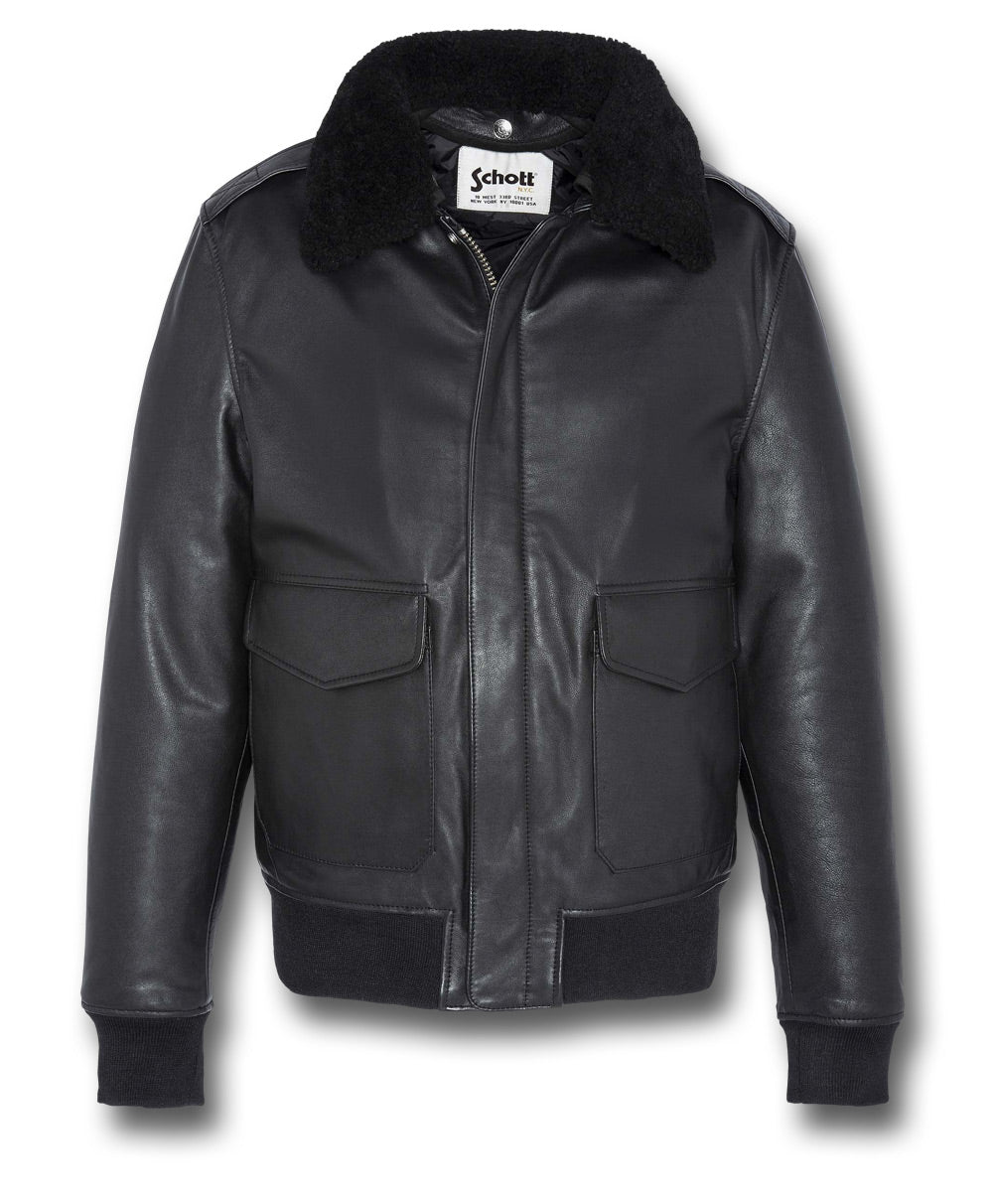 SCHOTT A2 LEATHER FLIGHT JACKET LC2412 | Silvermans