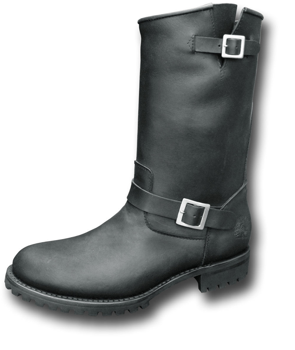 Soft leather store motorcycle boots