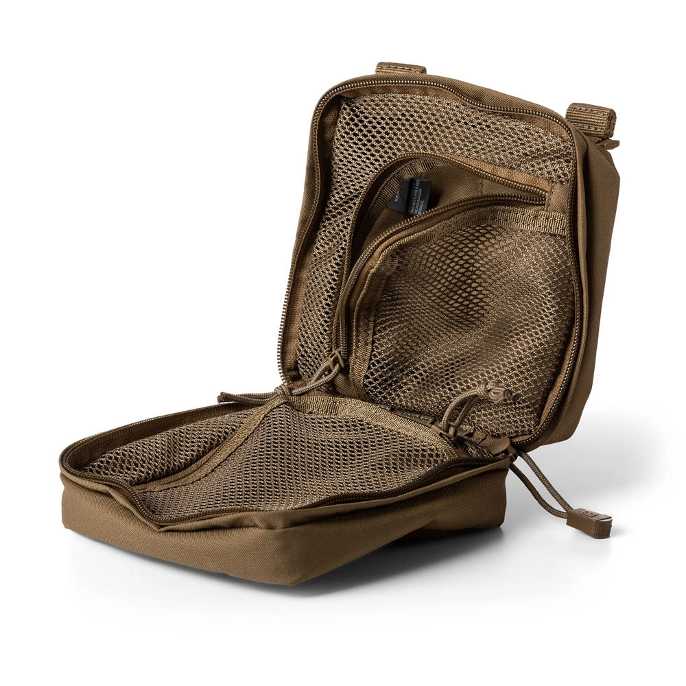 5.11 MED POUCH 6" x 6" - KANGAROO BROWN