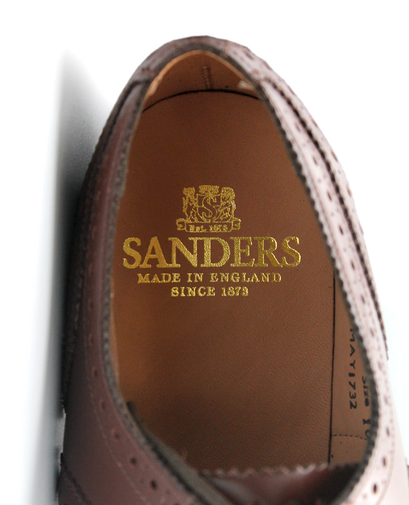 SANDERS HIGHLAND BROGUES BROWN