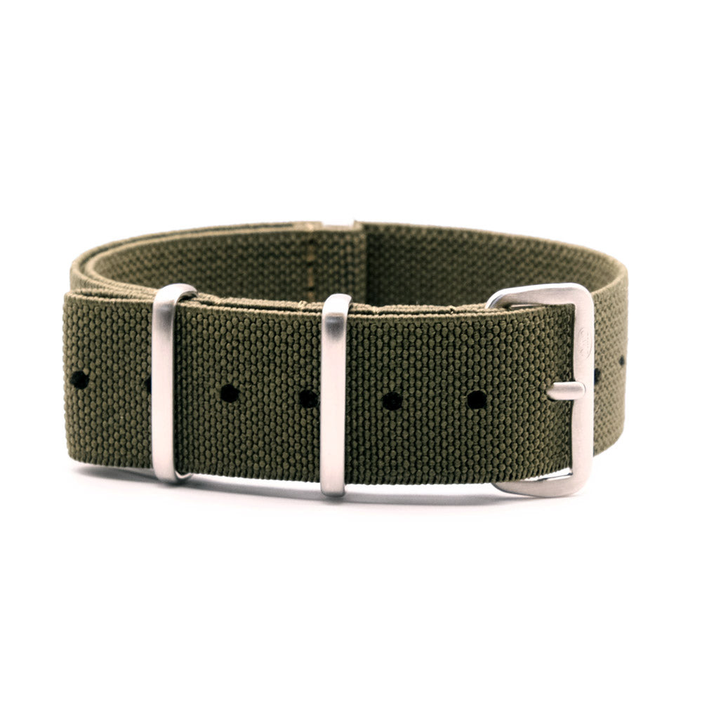 CWC STRETCH WATCH STRAP - FIELD GREEN