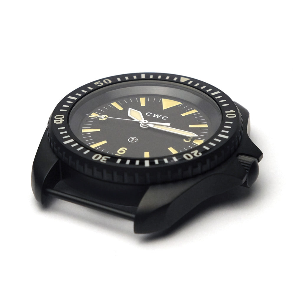 CWC RN81 CLEARANCE DIVER WATCH - PVD BLACK