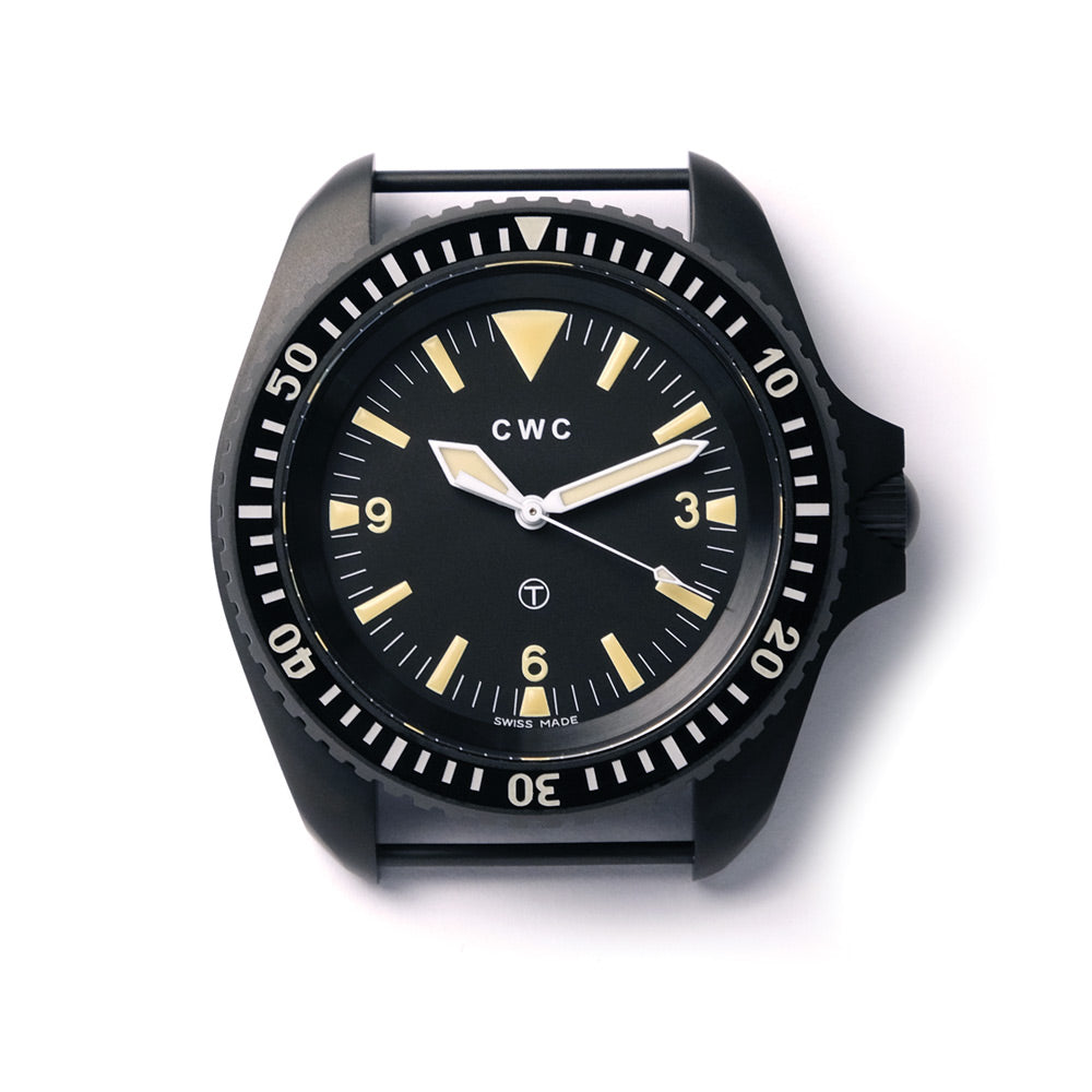 CWC RN81 CLEARANCE DIVER WATCH - PVD BLACK