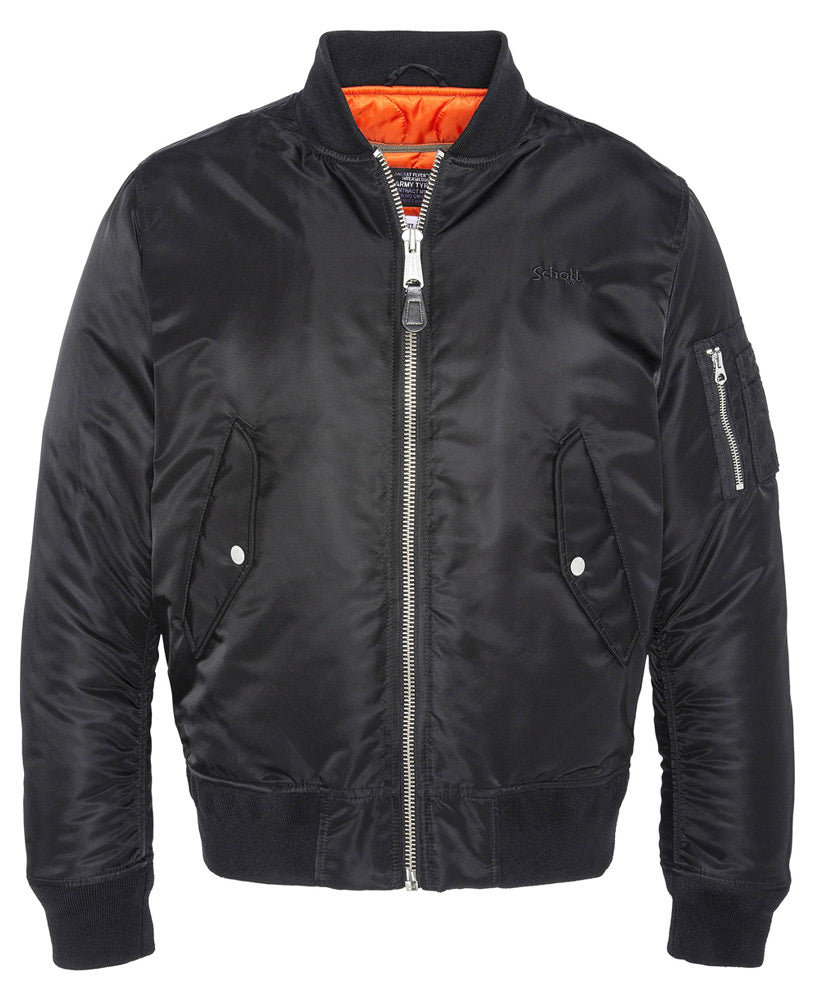 SCHOTT MA1 JACKET MA20RS WITH REMOVEABLE HOOD