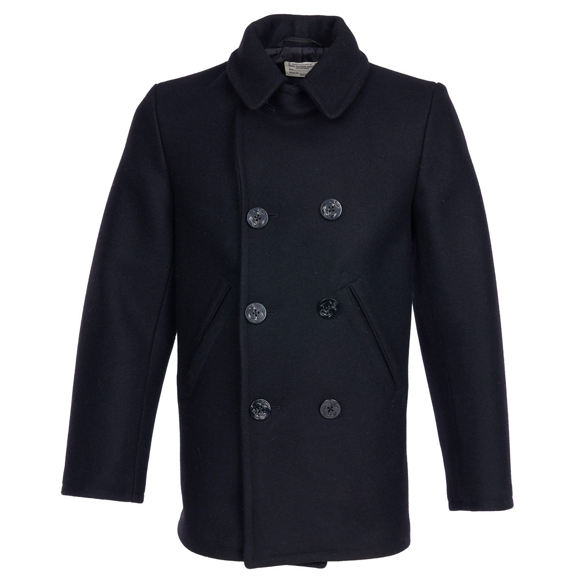 PIKE BROTHERS 1938 BLACK WOOL PEA COAT