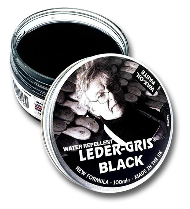 ALTBERG LEDER GRIS WAX-OIL PASTE - BLACK 100ML