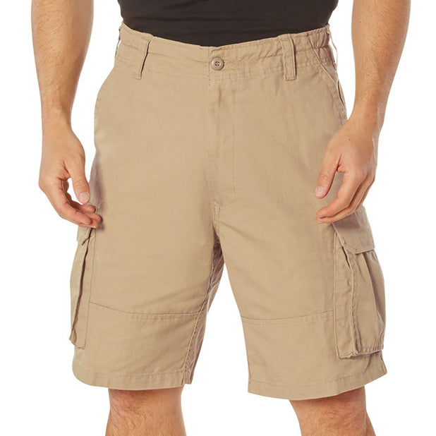 ROTHCO VINTAGE PARATROOPER CARGO SHORTS - KHAKI SAND