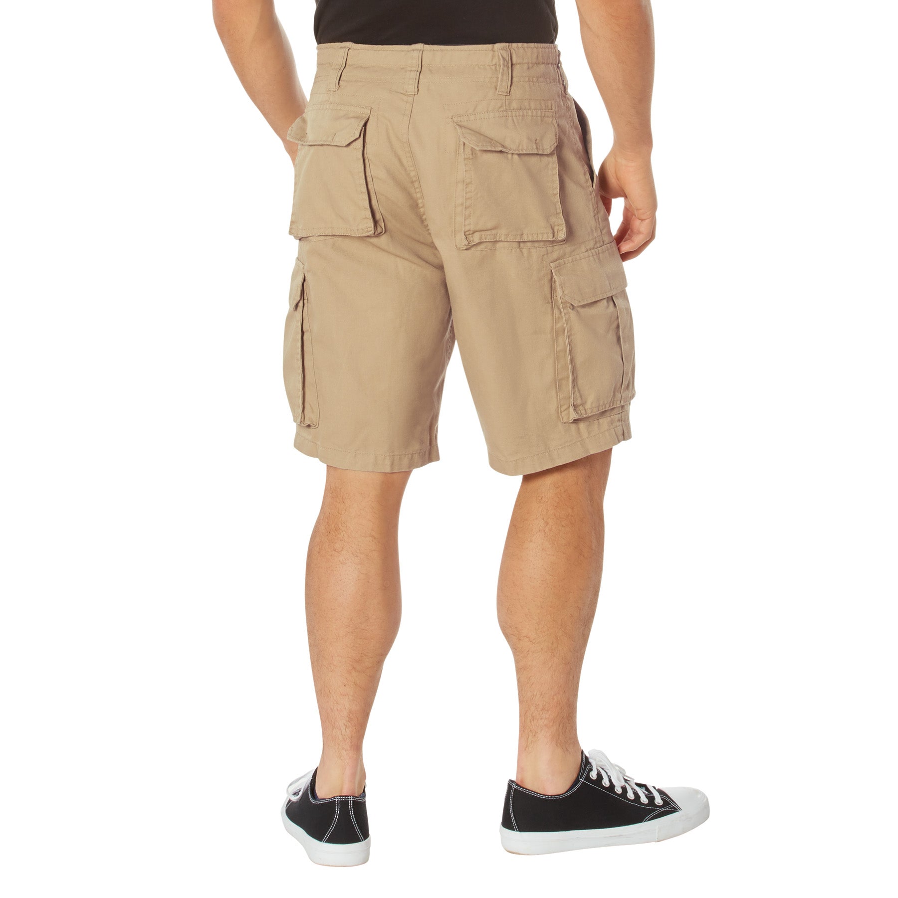 ROTHCO VINTAGE PARATROOPER CARGO SHORTS - KHAKI SAND