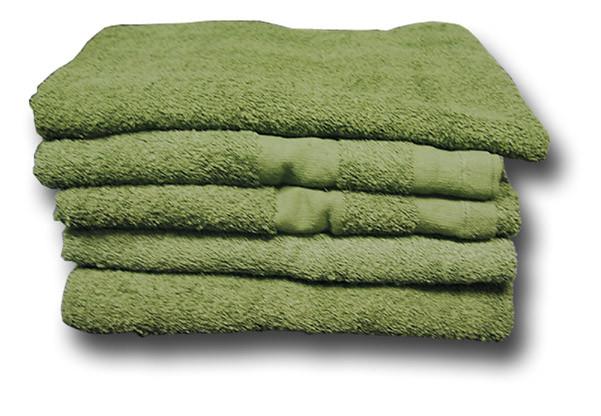 ARMY ISSUE GREEN COTTON TOWEL