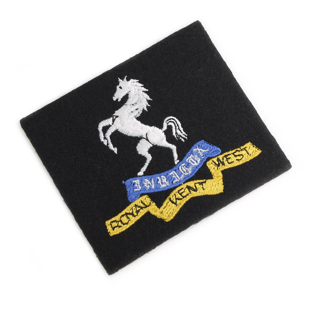 ROYAL WEST KENT REGIMENT CLOTH BLAZER BADGE