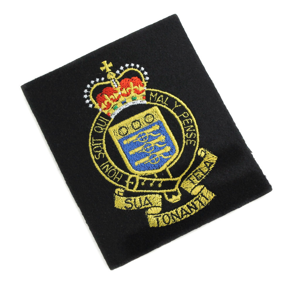 ROYAL ARMY ORDNANCE CORPS BLAZER BADGE - CLOTH