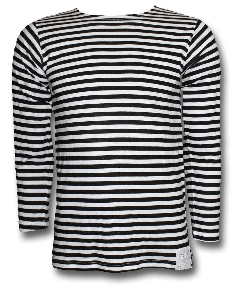 Long sleeve striped 2024 shirt under t shirt