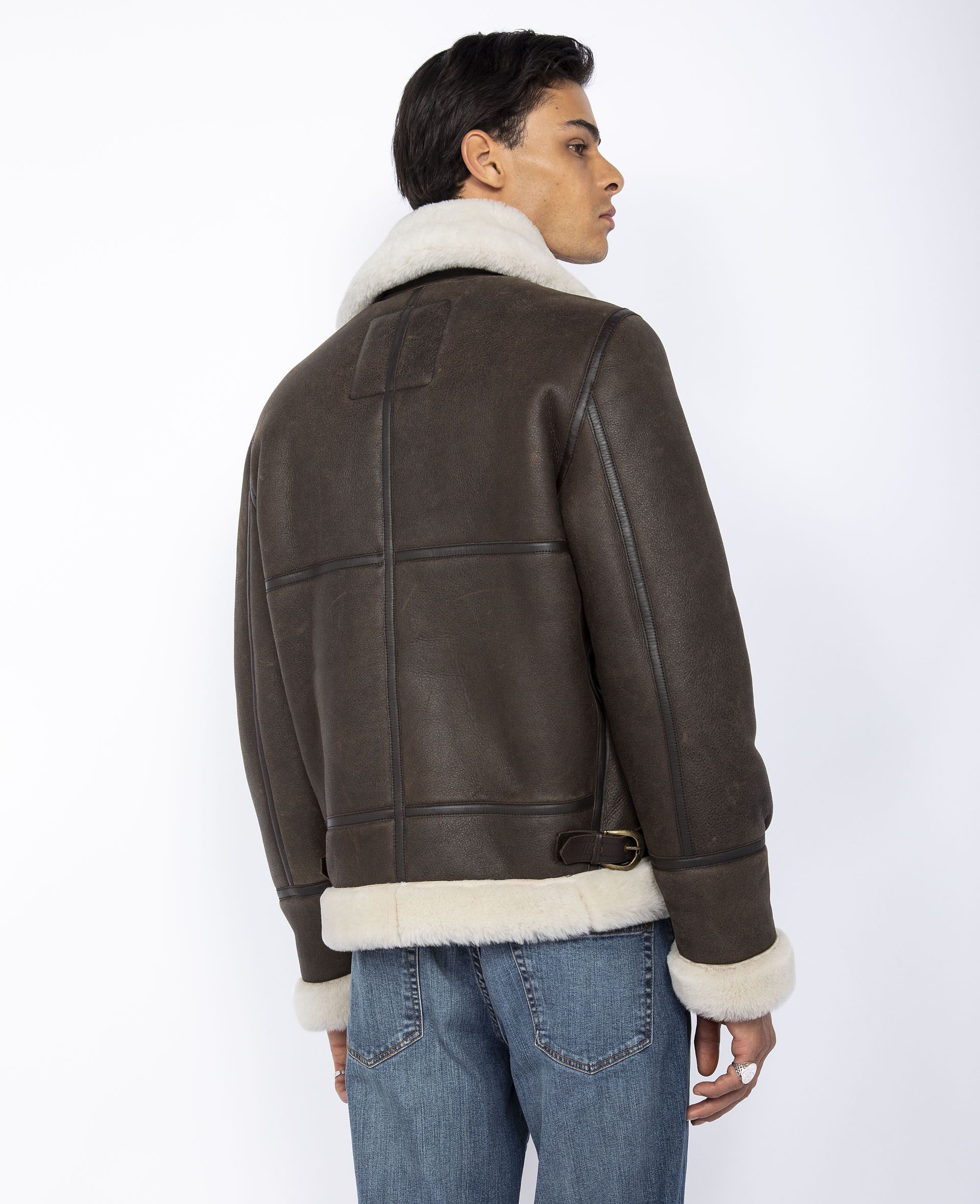 Men's b3 hotsell sheepskin bomber jackets