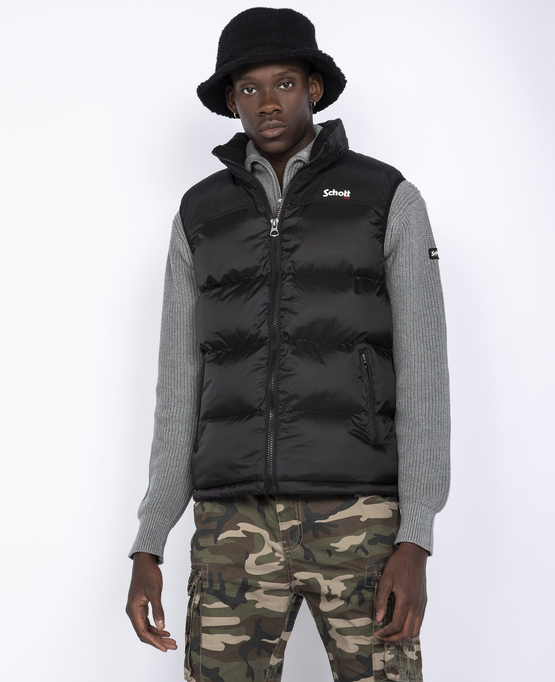 Schott hotsell puffer jacket